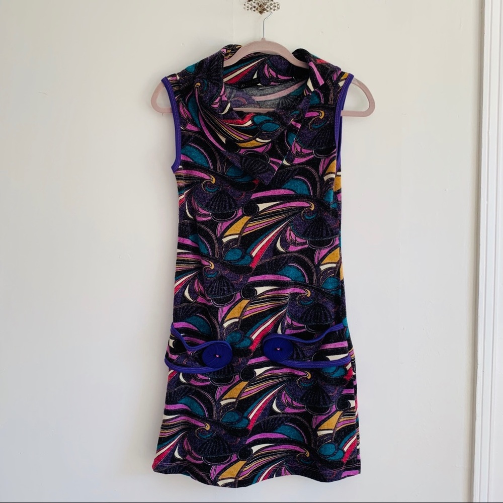Italian Yo Soy Feliz Wool Vintage Dress women’s size medium